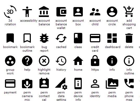 Material Design Icons